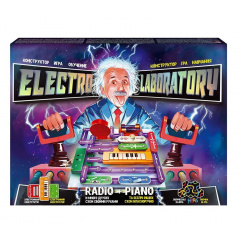 Электронный конструктор Danko Toys Electro Laboratory Radio+Piano 39,5 х 29 х 5 см Multicolor (110909) Біла Церква