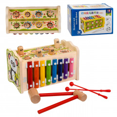 Деревянная интерактивная игра Wooden Toys 22х11х13 см Разноцветный (110668) Київ