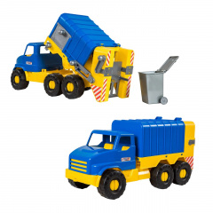 Детская машина Tigres Мусоровоз City Truck 47х19,5х20 см Желто-голубой (102160) Покровск
