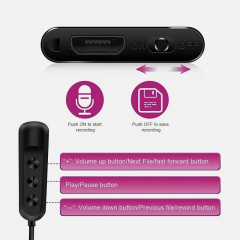 Мини диктофон с активацией голосом Nectronix R12, 8 Гб, аккумулятор на 18 часов записи (100782) Винница