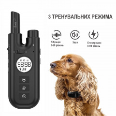 Электронный ошейник для собак 3 в 1: дрессировка + бипер + антилай DOBE DB600 (100802) Чернигов