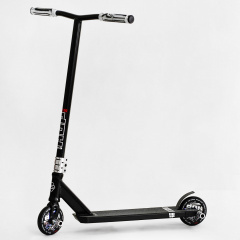 Самокат трюковый Best Scooter Hop Pro HIC-система пеги алюминиевый диск и дека колёса PU Black (115636) Орехов