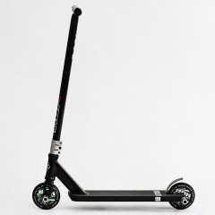 Самокат трюковый Best Scooter Hop Pro HIC-система пеги алюминиевый диск и дека колёса PU Black (115636) Орехов
