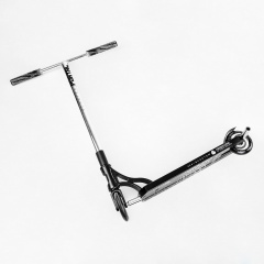 Самокат трюковый пеги алюминиевый диск и дека колёса Best Scooter Portal HIC-система PU Black and white (114053) Васильків