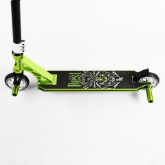 Самокат трюковый Best Scooter Spider HIC-система пеги алюминиевый диск и дека колёса PU 100 кг Green (107488) Іршава