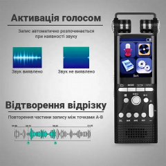 Профессиональный диктофон цифровой с линейным входом Savetek GS-R06 32 Гб (100894) Тернополь