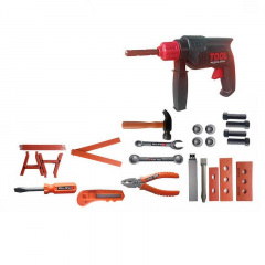 Игровой набор инструментов Tool Set Набор строителя 23 аксессуара Multicolor (140708) Косов