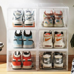 Набор из 6 шт штабелированных пластиковых органайзеров Urbanset для ботинок и обуви Золотоноша