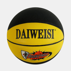 Мяч баскетбольный Daiweisi PU №7 Black with yellow (141737) Братское