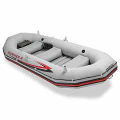 Лодка надувная Intex Mariner 4 328 х 145 х 48 см Grey (114811) Винница