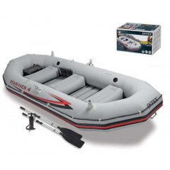 Лодка надувная Intex Mariner 4 328 х 145 х 48 см Grey (114811) Винница