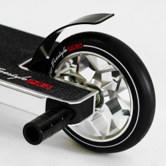 Самокат трюковый Best Scooter Freestyle Pro HIC-система пеги алюминиевый диск и дека колёса PU White (115639) Южноукраїнськ