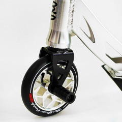 Самокат трюковый Best Scooter Freestyle Pro HIC-система пеги алюминиевый диск и дека колёса PU White (115639) Южноукраїнськ