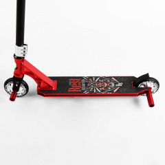 Самокат трюковый Best Scooter Spider HIC-система пеги алюминиевый диск и дека колёса PU 100 кг Red (107490) Петрово