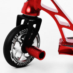 Самокат трюковый Best Scooter Spider HIC-система пеги алюминиевый диск и дека колёса PU 100 кг Red (107490) Петрово