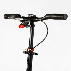 Двухколесный складной самокат Best Scooter 100 кг Black and orange (113216) Киев