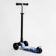 Самокат Best Scooter MAXI S 4 колеса PU СВЕТ Web of Universe 60 кг Разноцветный (111812) Изюм