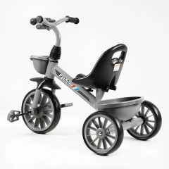 Детский велосипед трехколесный Best Trike 26/20 см 2 корзины Grey (147569) Черкассы