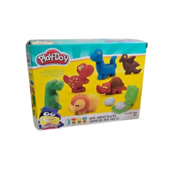 Детский пластилин с акcсесуарами Play Doh Животные Разноцветный (1387804580) Оріхів