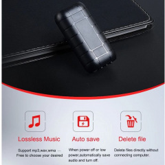 Мини диктофон с большим временем работы Nectronix A50+ micro SD до 128 Гб Черный (100836) Петрово