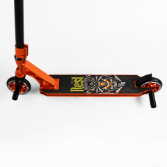 Самокат трюковый Best Scooter Spider HIC-система пеги алюминиевый диск и дека колёса PU 100 кг Orange (107487) Володарськ-Волинський