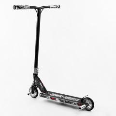 Самокат трюковый Best Scooter HIC-система пеги алюминиевый диск и дека принт Skulls and palms 100 кг Разноцветный (105675) Стрий