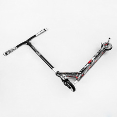 Самокат трюковый Best Scooter HIC-система пеги алюминиевый диск и дека принт Skulls and palms 100 кг Разноцветный (105675) Стрий