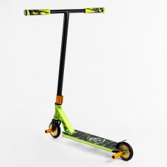 Самокат трюковый Best Scooter Skull and Snake HIC-система пеги алюминиевый диск и дека 100 кг Green (107483) Володарск-Волынский