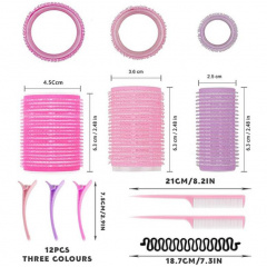 Набор для укладки волос Urbanset 33 шт Pink KFTO69 Братське