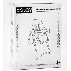 Стульчик для кормления Joy ПВХ 4 колеса White and Beige (145030) Тернопіль