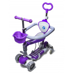 Самокат Scale Sports Smart 5 в 1 PU колеса Violet (1892134026) Оріхів
