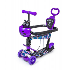 Самокат Scale Sports Божья коровка 5в1 Violet (75773278) Стрый
