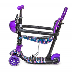 Самокат Scale Sports Божья коровка 5в1 Violet (75773278) Стрый