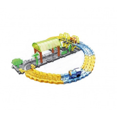 Детский трек Yufeng Track Train 59 деталей Multicolor (153332) Орехов
