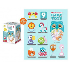 Набор погремушек Baby Toys 9 шт Разноцветный (123961) Куйбишеве