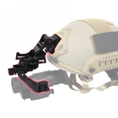 Комплект MICH NVG крепления на шлем c подъёмным механизмом + металлический адаптер J-arm для монокуляра ночного виденья PVS-14 (100860-920) Лубны