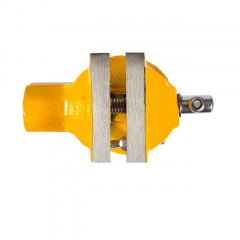 Тиски слесарные поворотные MASTERTOOL 50 мм Yellow (07-0201) Бородянка
