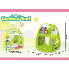 Детская палатка Yufeng Cartoon Tent 70 х 70 х 92 см Green (124639) Ворожба