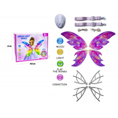 Детские крылья феи Yufeng Dream Light Wings 106х56 см Разноцветный (307967145) Калуш