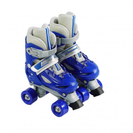 Роликовые коньки Best Roller 31-34 светящиеся PVC колёса Blue (141163)