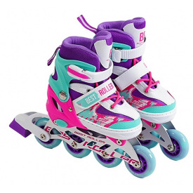 Роликовые коньки Best Roller 30-33 17-18.5 см Violet (151216)