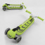 Самокат трехколесный Best Scooter складной алюминиевый руль, 4 колеса PU со светом Light green (102320) Черкассы