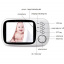 Видеоняня Baby Monitor VB603 / HD720P / 3.2 LCD c датчиком температуры Белый (100235) Черкассы