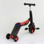 Самокат детский 3в1 Best Scooter с PU колёсами (свет+музыка) - Red (80454) Харків