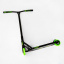 Самокат трюковый Best Scooter FEAR SCS система пеги алюминиевый диск и дека колёса PU 100 кг Black and green (112902) Дніпро
