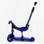 Самокат-велобег трехколесный Best Scooter, колеса PU со светом 3 в 1 70 кг Dark blue (105408) Чернігів