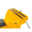 Тиски слесарные настольные поворотные MASTERTOOL 200 мм Yellow (07-0220) Дніпрорудне
