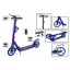 Двухколесный самокат Scale Sports SS-10. Dark blue (ручной тормоз, Led-фонарик) 1673433034 Чернівці