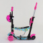 Самокат 5в1 Best Scooter (PU колеса с подсветкой) Абстракция Multicolor (84217) Херсон