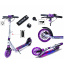 Двухколесный самокат Scale Sports SS-32, складной, ручной тормоз, Led-фонарик White and violet (1578370478) Тернопіль
